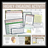 Capitalization Escape Room - Punctuation Breakout Activity Grammar Game