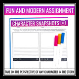 Character Analysis Assignment Any Novel or Short Story - Social Media Pictures