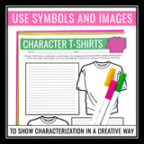 Character Analysis Assignment For Any Short Story or Novel - Design a T-Shirt