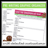 Christmas Persuasive Writing Holiday Assignment - Save the Gingerbread Man