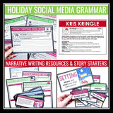 Christmas Reading and Writing Bundle: Holiday Activities, Assignments, Slides