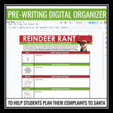 Christmas Writing Activity – Santa’s Reindeer Rant Writing Digital Assignment