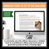 Colons Escape Room Punctuation Grammar Digital Activity, Google Slides, and Quiz