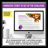 Complex Sentence Type Grammar Digital Escape Room Activity, Slides, and Quiz