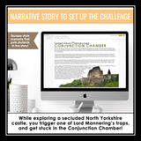 Coordinating Conjunctions Escape Room Digital Activity, Google Slides, and Quiz