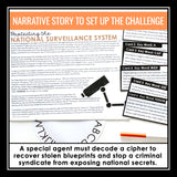 Commas With Coordinate Adjectives - Slides and Grammar Activity Escape Challenge