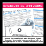 Descriptive Nonfiction Text Structure Slides & Escape Room Reading Activity