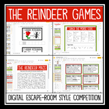 Christmas Activities Video Bundle: Mystery, Escape Room, & Toy Making Digital