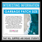 Earth Day - The Great Pacific Garbage Patch Presentation, Handout, & Assignment