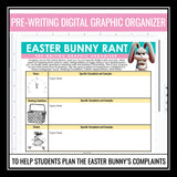 Easter Writing Activity – The Easter Bunny Rant Writing Digital Assignment