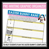 Easter Writing Activity – The Easter Bunny Rant Writing Creative Assignment