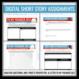 Eleven by Sandra Cisneros Digital Short Story Slides, Assignments, & Activities
