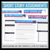 Eleven by Sandra Cisneros Short Story Presentation, Assignments, and Activities
