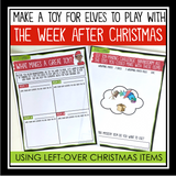 Christmas Activity - Elf Toy Making Challenge and Holiday Writing Assignment