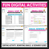 Email Etiquette How to Write an Email Lesson, Activities, Assignments - Digital