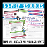 Emergency Lesson Plans - Middle and High English - Poetry, Reading, and Writing