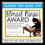 End of the Year Awards for Teacher or School Staff - Teacher Awards Certificates