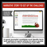 Fact and Opinion Text Structure Slides & Nonfiction Digital Reading Activity