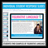 Figurative Language Bell Ringers and Tasks - Literary Devices Digital Activities
