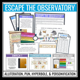 Figurative Language Escape Room Activity Bundle Literary Devices Breakout Games