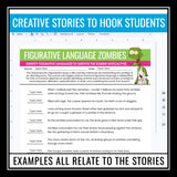 Figurative Language Digital Worksheets Metaphor, Simile, Personification & More