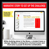 Flashback and Flashforward Presentation & Digital Escape Room Reading Activity