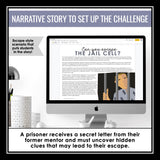 Sentence Fragments Escape Room Digital Activity, Google Slides, and Quiz