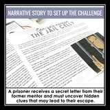 Sentence Fragments Grammar Activity Escape Room Challenge, Presentation, & Quiz