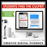 Christmas Close Reading Digital Mystery - Who Destroyed the Gingerbread House?