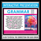 Grammar Bell Ringers and Warm Ups - Spelling, Punctuation and Grammar Editing