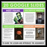 Descriptive Writing Activity Sell a Haunted House - Creative Digital Assignment