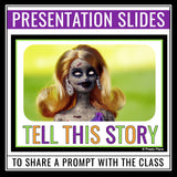 Halloween Writing Picture Prompts - Narrative Writing Story Starters Cards