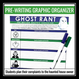 Halloween Writing Activity – Ghost Rant Writing Funny and Creative Assignment