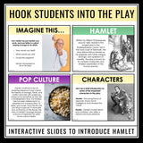 Hamlet Introduction Presentation - Discussion, Shakespeare Biography, & Context
