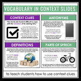 Hamlet Vocabulary Booklet, Presentation, and Answer Key - Shakespeare Play