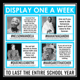 History Posters - Hashtag Quotes Bulletin Board Display Decor and Assignment