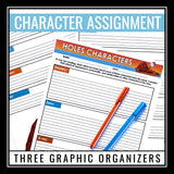 Holes Character Analysis Assignment Graphic Organizer - Louis Sachar