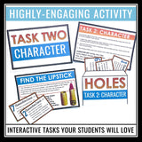 Holes Escape Room Novel Activity - Breakout Review for Louis Sachar's Novel