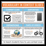 Holes Vocabulary Booklet, Presentation, & Answer Key Definitions - Louis Sachar