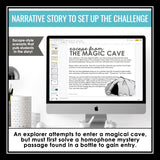 Homophones Escape Room Digital Grammar Activity, Google Slides, and Quiz