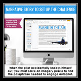 Imagery Introduction & Sensory Details Escape Room Reading Digital Activity