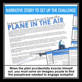 Imagery Presentation and Sensory Details Escape Room Close Reading Activity