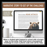 It's vs. Its Homophones Escape Room Digital Grammar Game, Slides, & Quiz
