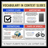 Julius Caesar Vocabulary Booklet, Presentation, & Answer Key - Shakespeare Play