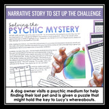 Mood Literary Device Presentation and Fiction Escape Room Reading Activity