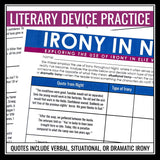 Night by Elie Wiesel Irony Assignment - Analyzing Irony Types Literary Devices