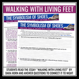 Night by Elie Wiesel - Holocaust Shoe Symbolism Essay, Assignment, & Activity