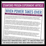 Night by Elie Wiesel - Abuse of Power Activity Slides, Article, and Assignment