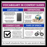 Night by Elie Wiesel Vocabulary Booklet, Presentation, and Answer Key