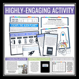 Parts of Speech Escape Room Activity - Grammar Breakout Game - Alien Planet